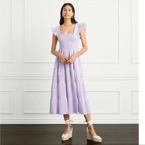 Hill House Ellie Linen nap dress - Lavender